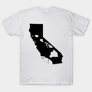 California and Hawai'i Roots by Hawaii Nei All Day T-Shirt